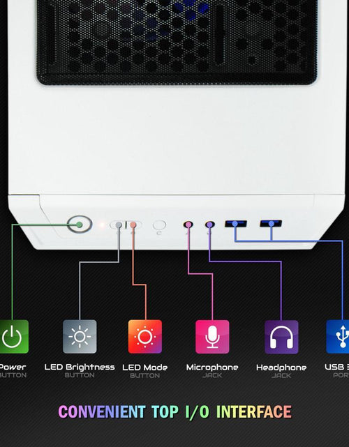 Load image into Gallery viewer, Castle Escritorios Para Juegos, AMD Ryzen 5 5600G, 16GB, 1TB SSD, Blanco
