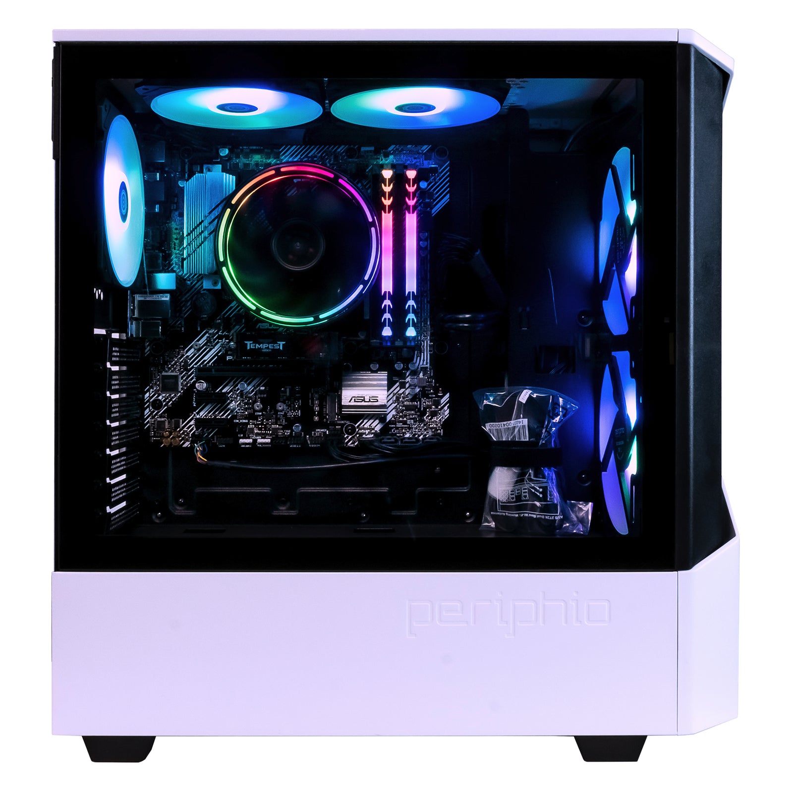 Castle Escritorios Para Juegos, AMD Ryzen 5 5600G, 16GB, 1TB SSD, Blanco