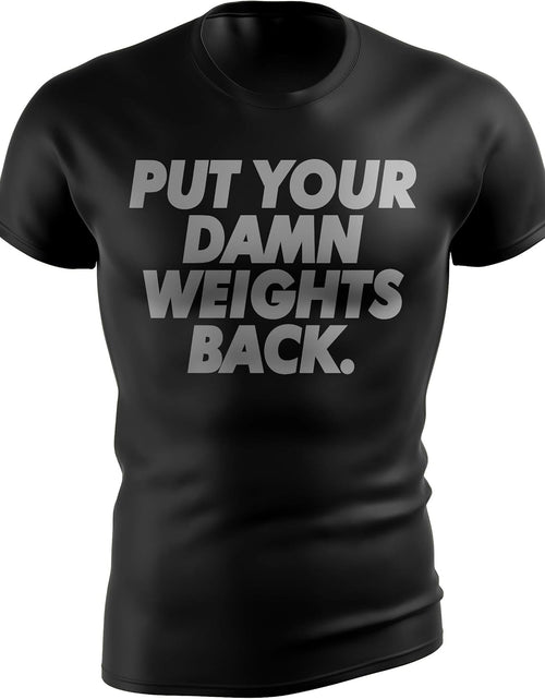 Load image into Gallery viewer, Bodybuilding Shirts for Men - Motivational Gym Muscle Black Tshirt
