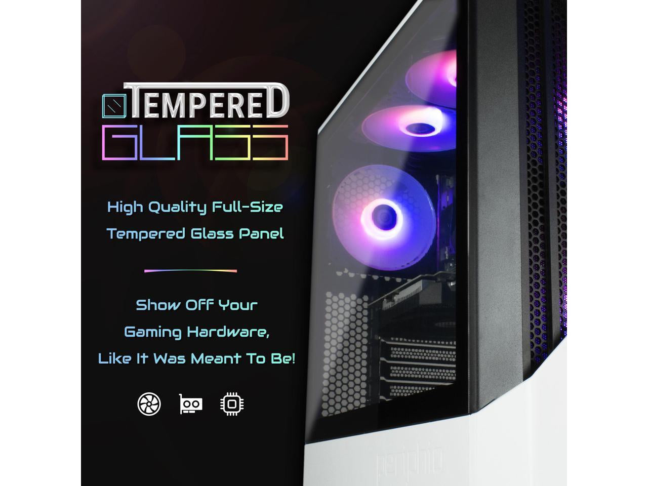 Castle Escritorios Para Juegos, AMD Ryzen 5 5600G, 16GB, 1TB SSD, Blanco