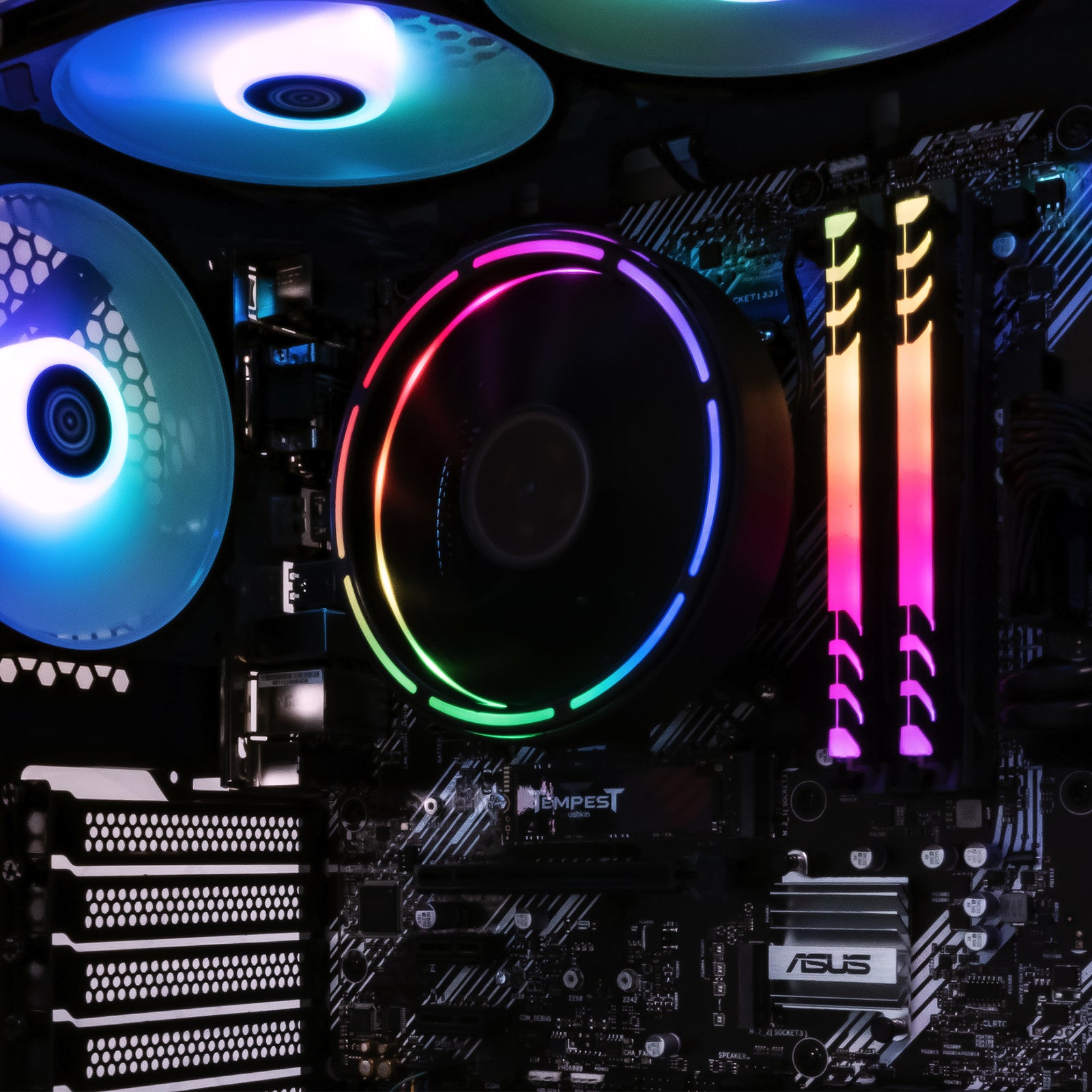 Castle Escritorios Para Juegos, AMD Ryzen 5 5600G, 16GB, 1TB SSD, Blanco